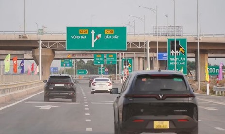 Thông xe, đưa vào khai thác hơn 37km cao tốc Biên Hòa-Vũng Tàu​ từ chiều 29/4