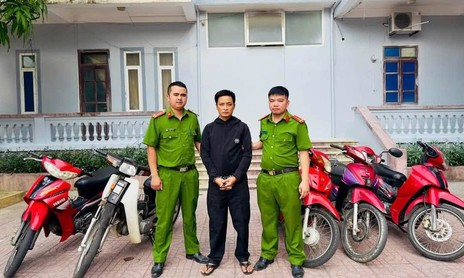 Đối tượng gây ra liên tiếp 14 vụ trộm cắp tài sản sa lưới