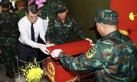 Tìm kiếm, quy tập hài cốt liệt sỹ tại Công viên Lê Thị Riêng: Bước đầu phát hiện 7 hài cốt liệt sĩ