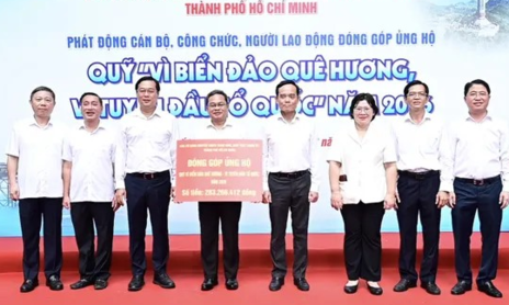 TPHCM: Các cơ quan, đơn vị ủng hộ Quỹ “Vì biển đảo quê hương – Vì tuyến đầu Tổ quốc”