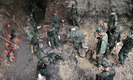 Đã quy tập được 197 bộ hài cốt liệt sĩ tại Công viên Lê Thị Riêng