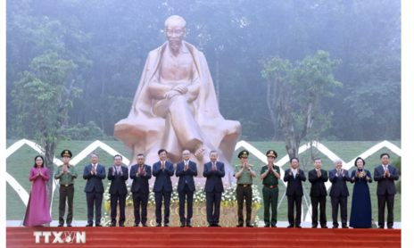 Tổng Bí thư, Chủ tịch nước Tô Lâm dự Lễ khánh thành Tượng đài “Bác Hồ với ngày hội non sông”