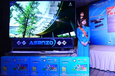 Asanzo ra mắt tivi 100 Inch và trao giải cuộc thi Slogan