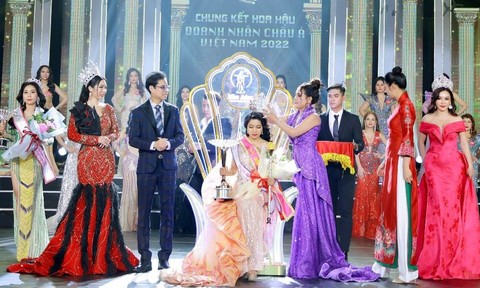 Đỗ Thị Quỳnh đăng quang Hoa hậu Doanh nhân Châu Á Việt Nam 2022