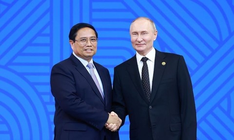 Thủ tướng Phạm Minh Chính dự lễ đón, chiêu đãi do Tổng thống Nga Putin chủ trì