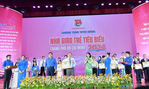 Tuyên dương Nhà giáo trẻ tiêu biểu TPHCM năm 2024