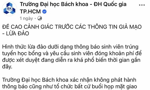 Mạo danh trường đại học gửi thư mời họp mặt để lừa đảo