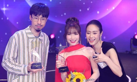 Nghệ sĩ Đen và Hoà Minzy thắng giải Cống hiến