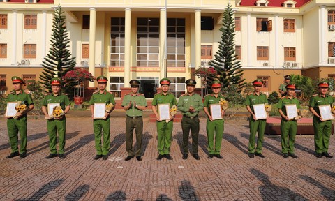 Bộ Công an khen thưởng nhiều đơn vị thuộc Công an Đắk Nông