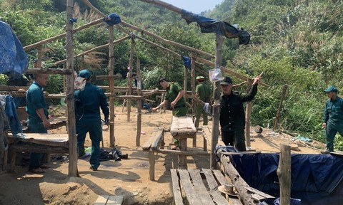 Quảng Nam: Quyết liệt truy quét các đối tượng khai thác vàng trái phép