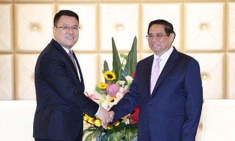 Thủ tướng tiếp lãnh đạo một số doanh nghiệp hàng đầu Trung Quốc về lĩnh vực hạ tầng