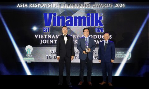 Tiên phong về Net Zero, Vinamilk được vinh danh doanh nghiệp trách nhiệm châu Á