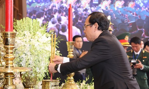 Hình ảnh Lễ viếng Tổng Bí thư Nguyễn Phú Trọng tại TPHCM