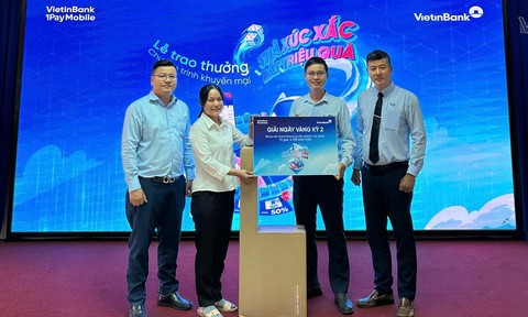 Ưu đãi trên VietinBank iPay “cán” mốc hàng chục triệu lượt chơi, quà “khủng” có chủ