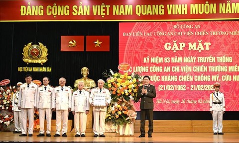 Gặp mặt kỷ niệm Ngày truyền thống lực lượng Công an chi viện chiến trường miền Nam