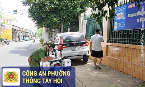 Xử lý nghiêm tình trạng chiếm dụng lòng lề đường khu vực trường học làm chỗ đậu xe
