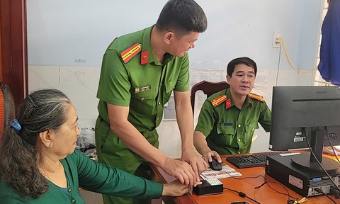 Công an xã Tân An đẩy mạnh thực hiện phong trào "Ba nhất"