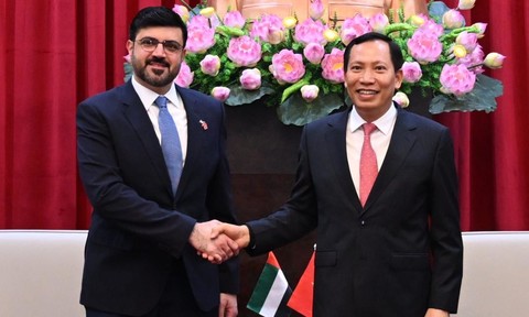 Thúc đẩy hợp tác với UAE về chuyển đổi số và công nghiệp an ninh