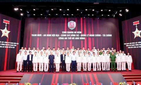 Công an TP.Hà Nội: Tự hào và phát huy khát vọng cống hiến, vì Thủ đô bình yên