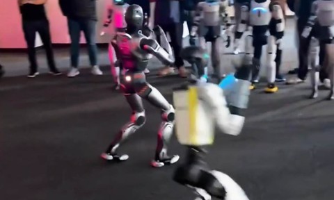 Video: Màn đấu võ của hai robot hình người gây sốt trên mạng