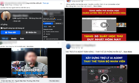 Bát nháo khóa học online