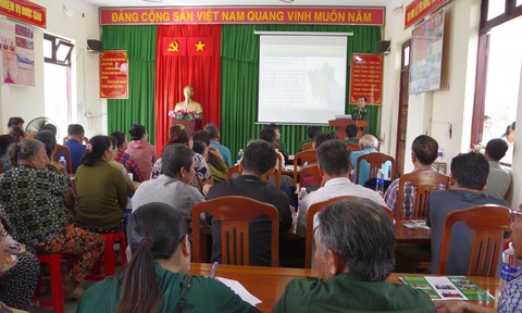 Tăng cường tuyên truyền, phổ biến pháp luật trên địa bàn xã đảo Thạnh An
