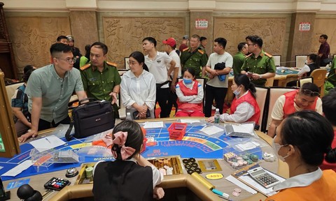 Đột kích sòng bạc quy mô lớn do đối tượng ở Ma Cao, Trung Quốc điều hành, khởi tố 66 bị can