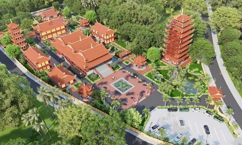 Mái chùa cổ thành Vinh - nơi thờ cúng 534 nhà báo Liệt sĩ