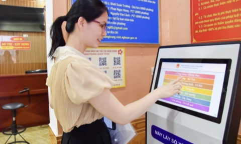 Công khai các thủ tục hành chính đã được cắt giảm, đơn giản hóa trên Cơ sở dữ liệu quốc gia