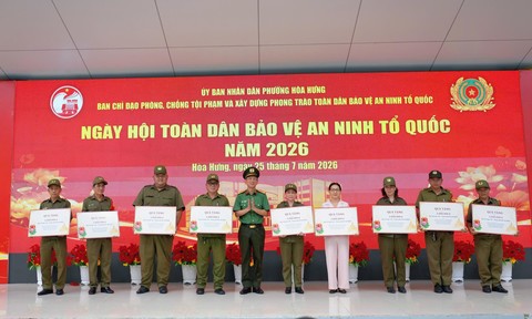 Phường Hòa Hưng: Tiếp tục phát huy sức mạnh to lớn của Nhân dân trong phong trào Toàn dân bảo vệ ANTQ