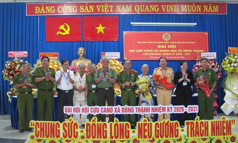 Đại hội đại biểu Hội Cựu CAND xã Đông Thạnh lần I (nhiệm kỳ 2026 -2031)