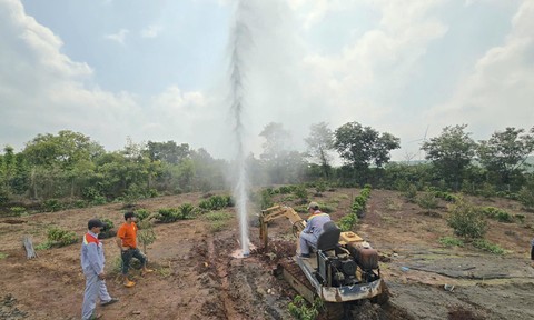 Hàng loạt giếng khoan phun khí, nước ở Gia Lai: Cảnh báo nguy cơ mất an toàn