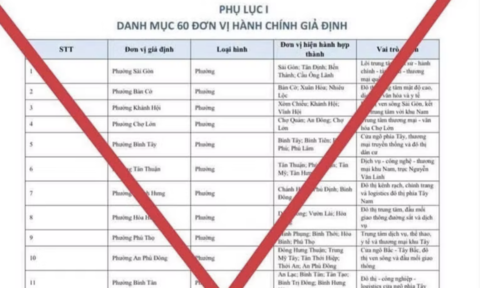 Cảnh báo hành vi lan truyền giả mạo văn bản về sắp xếp đơn vị hành chính cấp xã