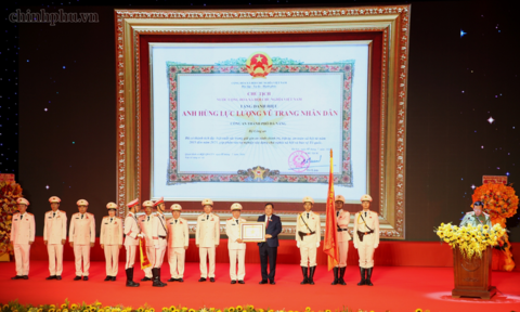 Công an Thành phố Đà Nẵng đón nhận danh hiệu 'Anh hùng Lực lượng vũ trang nhân dân'