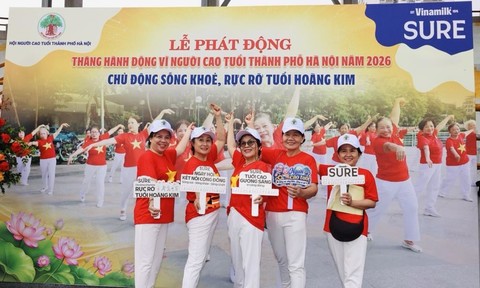 Vinamilk đồng hành chăm sóc sức khỏe người cao tuổi trong xu thế già hóa dân số