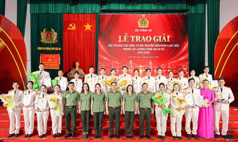 Công an TPHCM đạt giải Nhất tại Hội thi báo cáo viên, tuyên truyền viên pháp luật giỏi cấp Bộ năm 2026