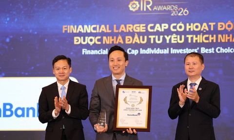VietinBank năm thứ 4 liên tiếp được vinh danh Doanh nghiệp niêm yết có hoạt động IR