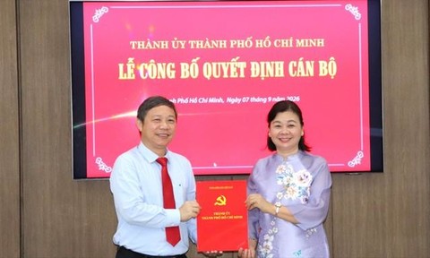 Điều động bà Lý Việt Trung giữ chức Phó Chủ tịch chuyên trách Hội Nhà báo TPHCM