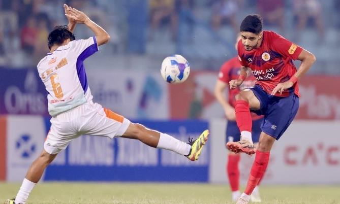 Clip trận Công an Hà Nội thắng đậm, chiếm đầu bảng V-League