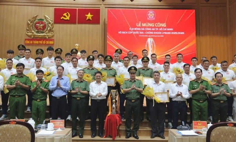 CLB Bóng đá Công an TPHCM vô địch Cúp Quốc gia 2025-2026: Dấu mốc bản lĩnh, và niềm tự hào của Thành phố